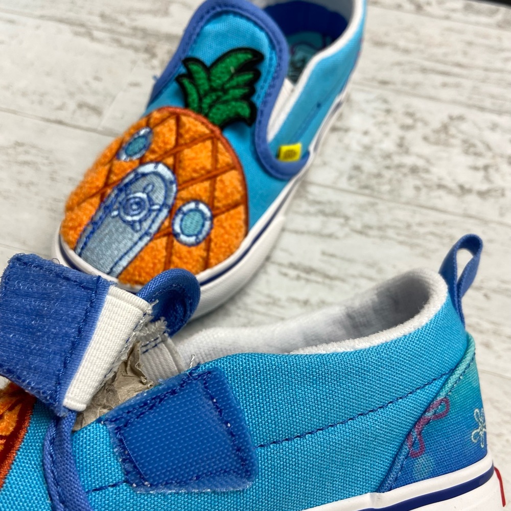 Vans SpongeBob slip-on Velcro Toddler sneakers - Picture 10 of 17